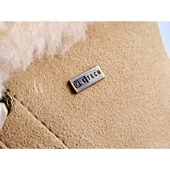 UGG Pure ingalls Sand Beige Womens Sz 8 Waterproof Leather Lace Snow Boots New - Picture 8 of 16